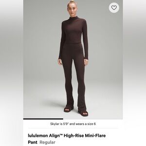 lululemon athletica Women's Flare Pants - Dark Brown